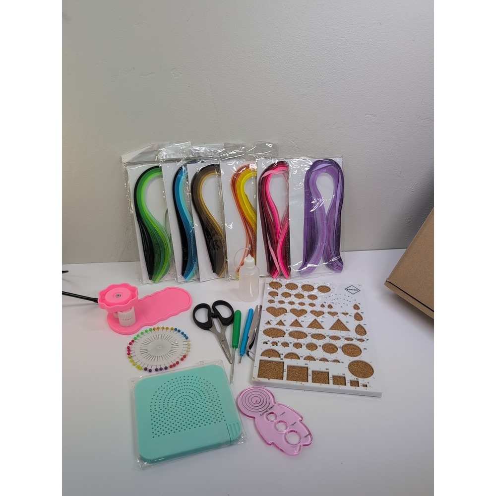 15pcs /set Paper Quilling Tool Set Template Comb Board Paper